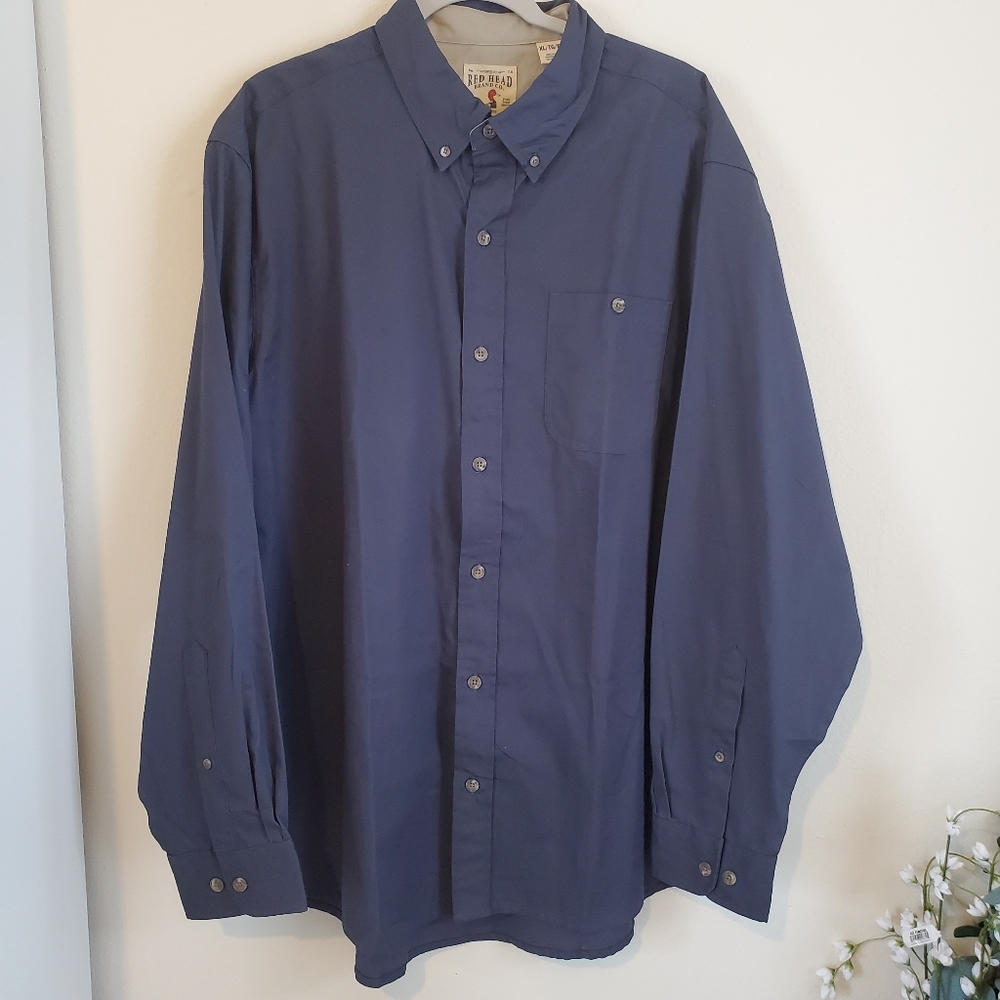Red Head Men's XL Tall button down shirt